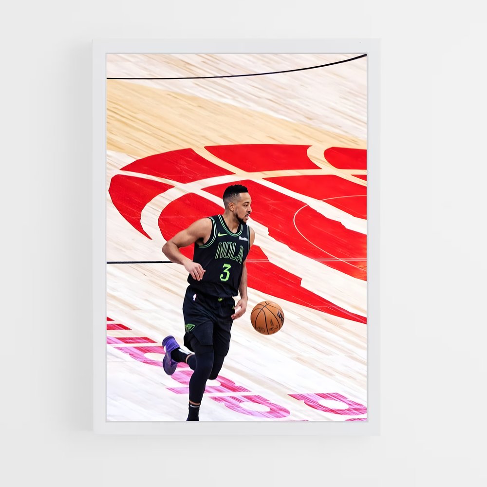 Poster Dribble de Champion – affiche Basketball (vue 3)
